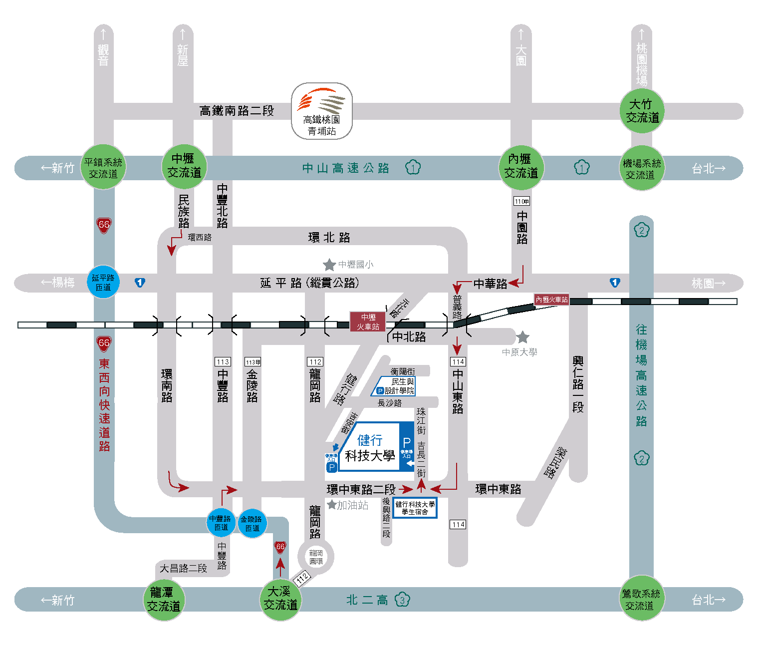 本校地理位置圖